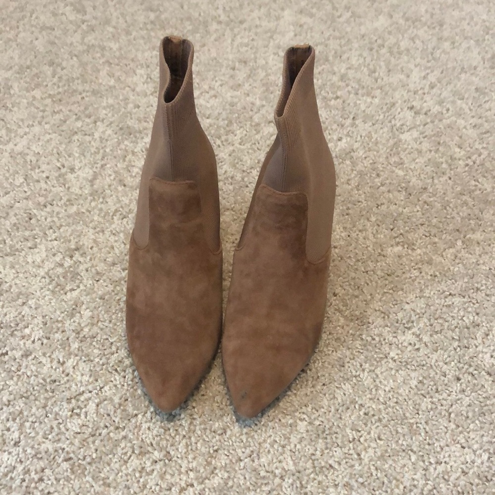 Mauve booties